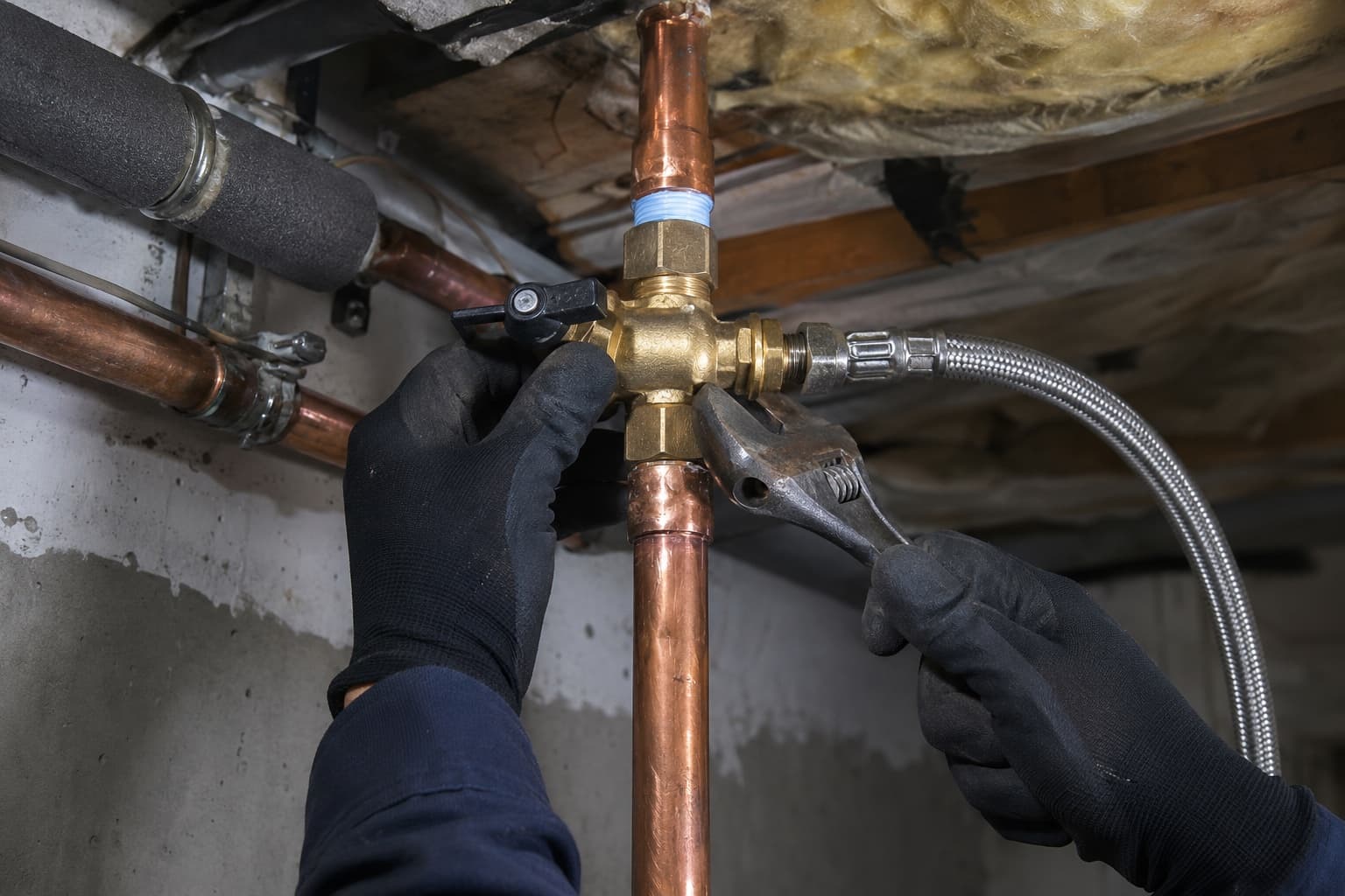 Réparation de valve de plomberie au Plateau-Mont-Royal